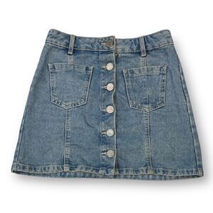 Miss Selfridge Denim Skirt Size US 4 Petites